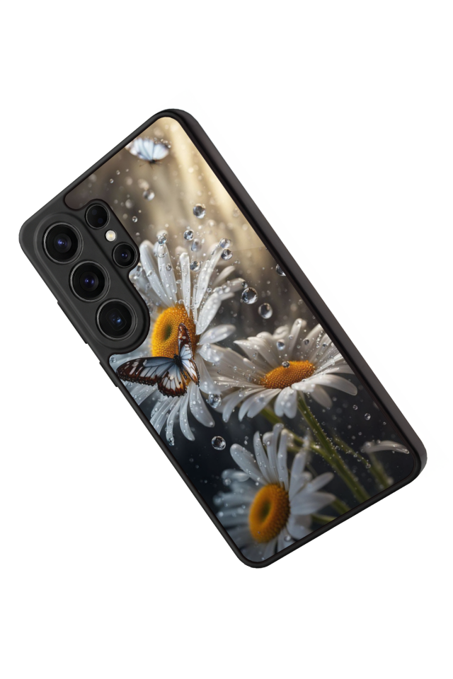 Samsung Galaxy S26 Ultra Uyumlu Cicek Tasarımlı Glossy Premium Kılıf