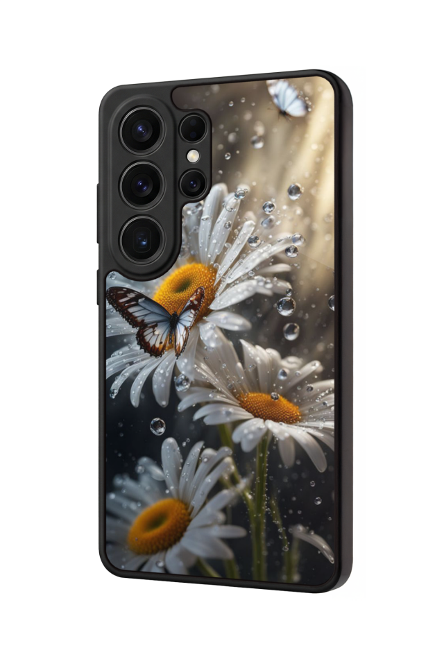Samsung Galaxy S26 Ultra Uyumlu Cicek Tasarımlı Glossy Premium Kılıf