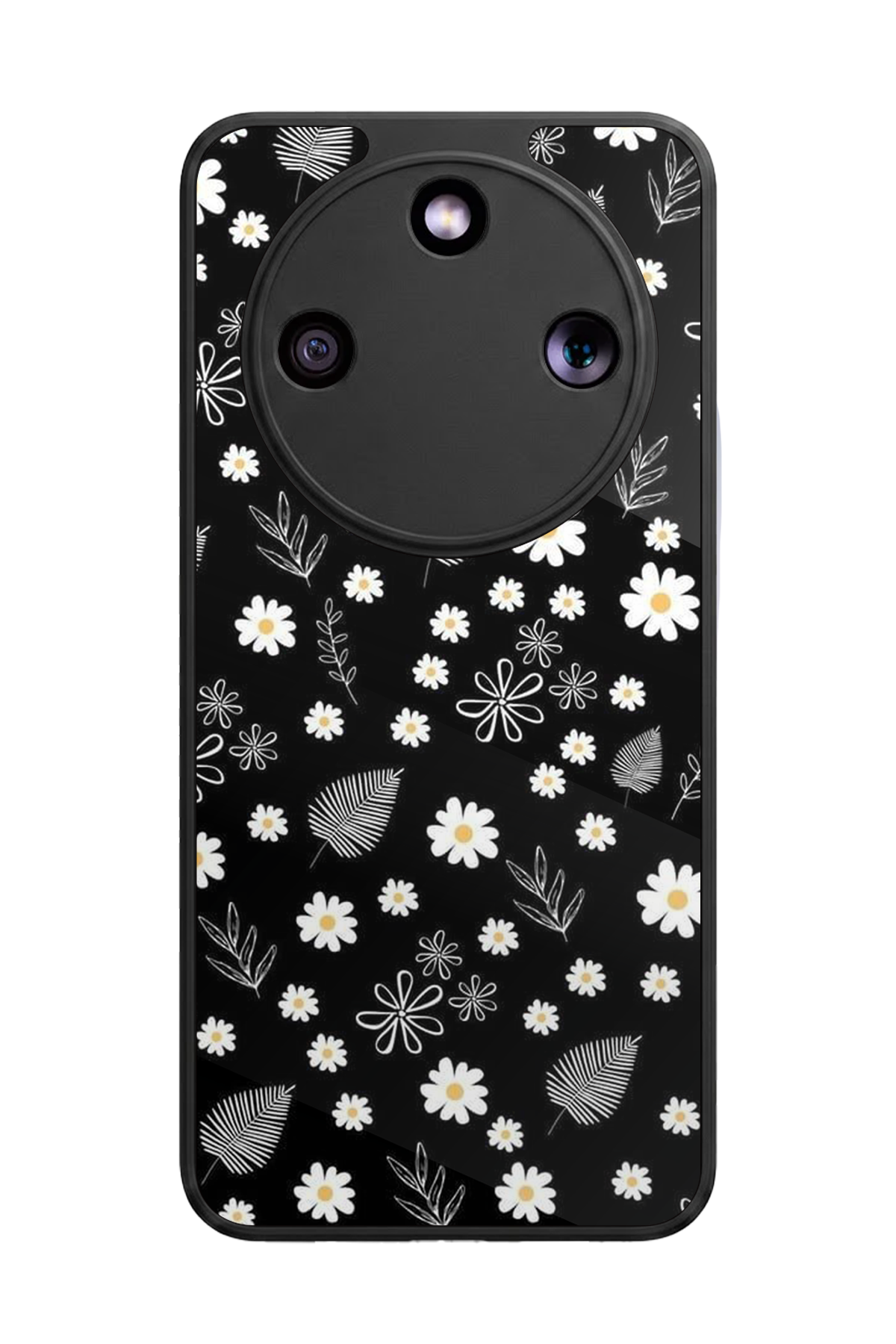 Honor Magic 8 Lite Uyumlu Floral Tasarımlı Glossy Premium Kılıf