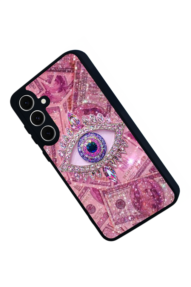 Samsung Galaxy A16 Uyumlu Göz Tasarımlı Glossy Premium Kılıf