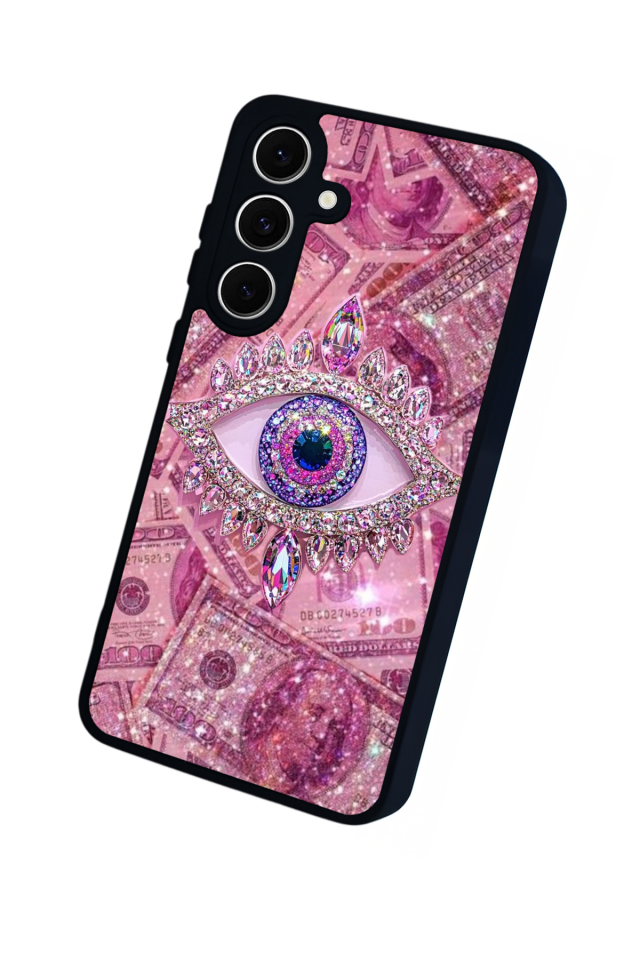 Samsung Galaxy A16 Uyumlu Göz Tasarımlı Glossy Premium Kılıf