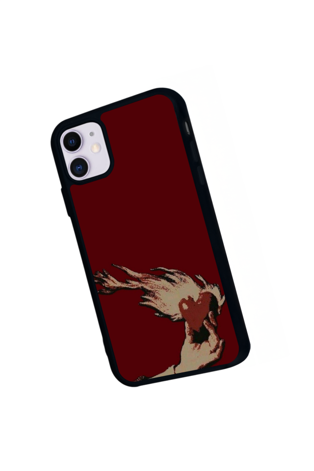 iPhone 11 Uyumlu Kalp Love Tasarımlı Glossy Premium Kılıf
