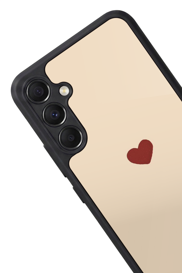 Samsung Galaxy M34 Uyumlu Kalp Love Tasarımlı Glossy Premium Kılıf