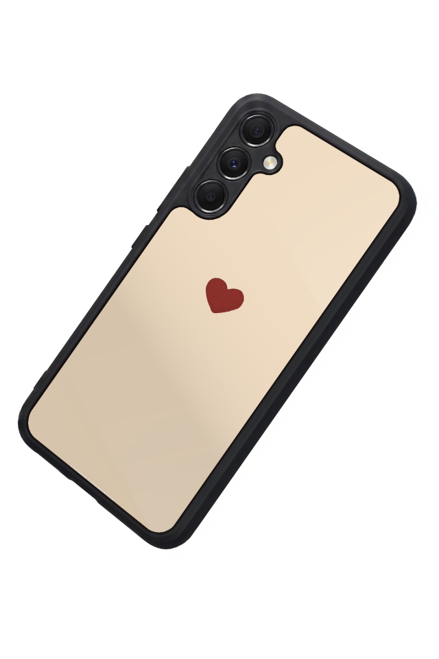 Samsung Galaxy M34 Uyumlu Kalp Love Tasarımlı Glossy Premium Kılıf