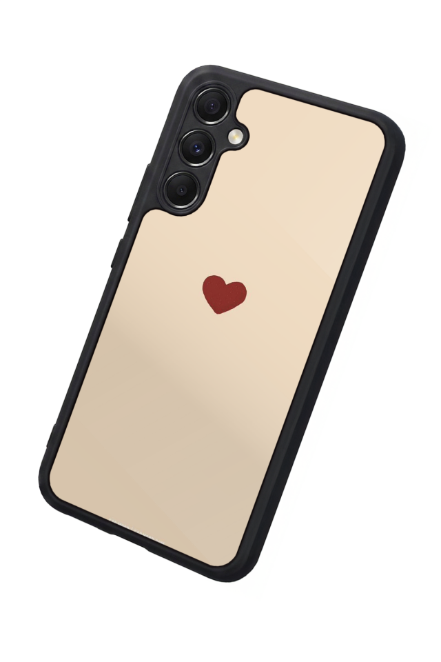 Samsung Galaxy M34 Uyumlu Kalp Love Tasarımlı Glossy Premium Kılıf
