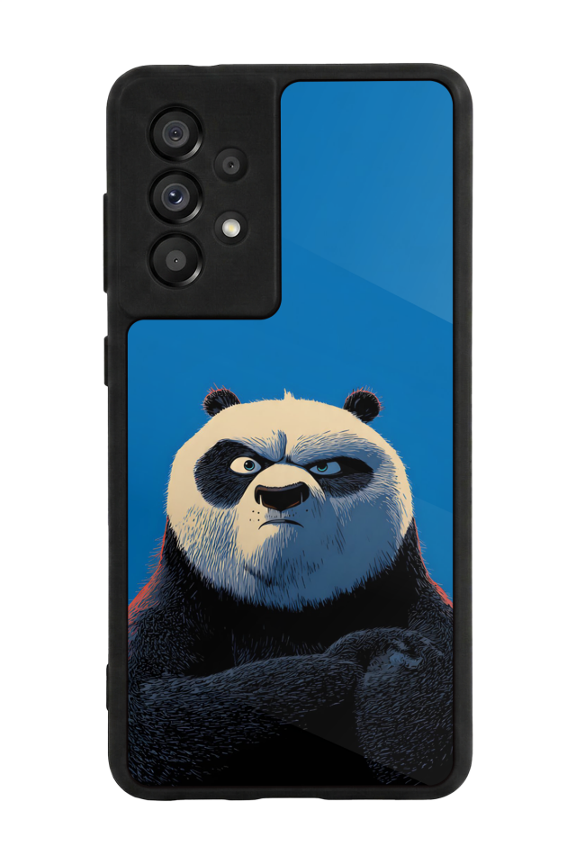 Samsung Galaxy A73 Uyumlu Kung Fu Panda Tasarımlı Glossy Premium Kılıf
