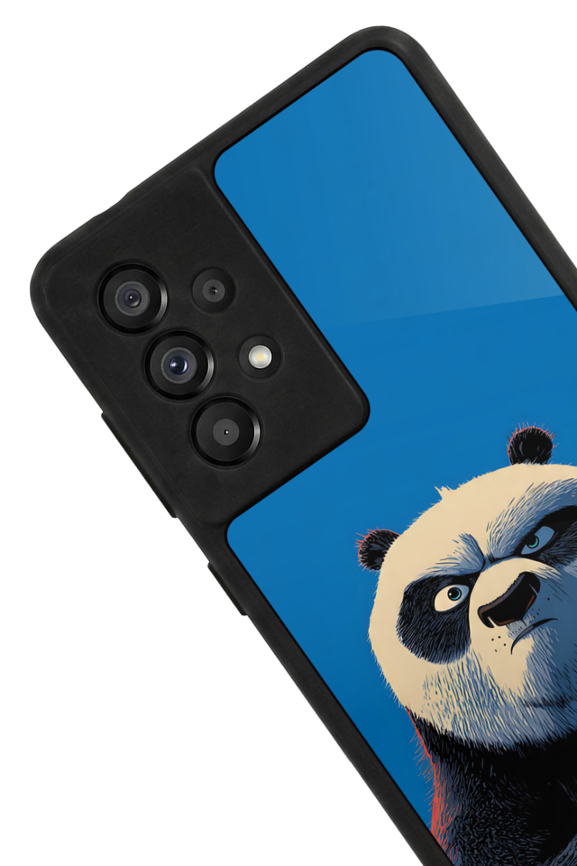 Samsung Galaxy A73 Uyumlu Kung Fu Panda Tasarımlı Glossy Premium Kılıf
