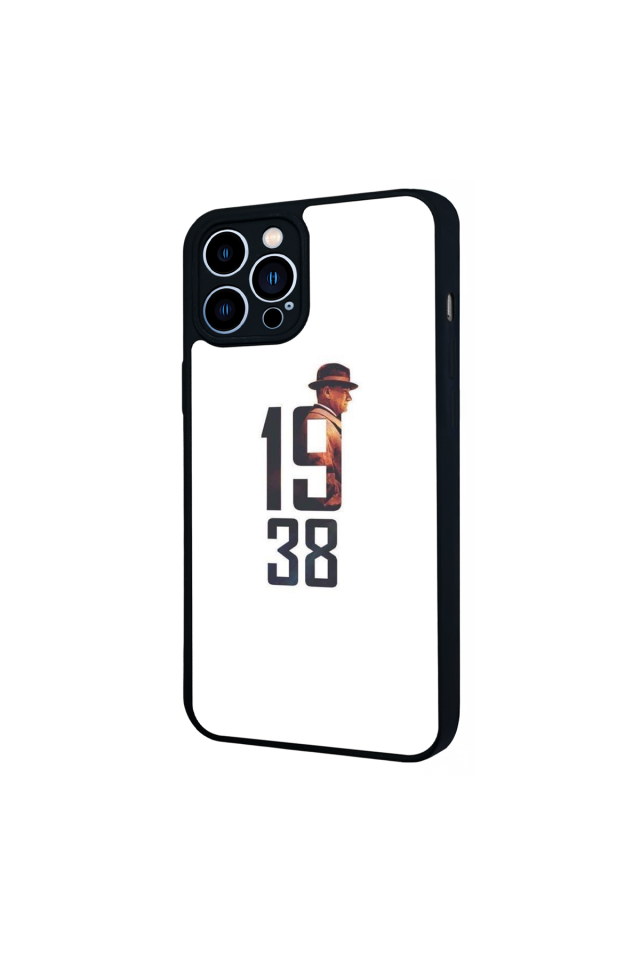iPhone 13 Pro Max Uyumlu Mustafa Kemal Ataturk Tasarımlı Glossy Premium Kılıf