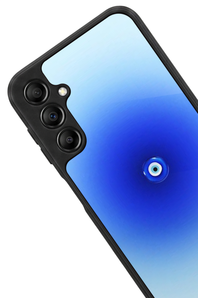 Samsung Galaxy A14 Uyumlu Nazar Tasarımlı Glossy Premium Kılıf