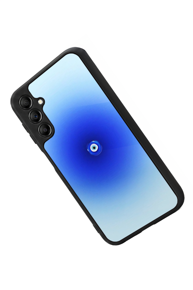 Samsung Galaxy A14 Uyumlu Nazar Tasarımlı Glossy Premium Kılıf