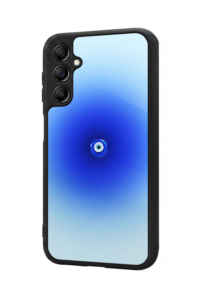Samsung Galaxy A14 Uyumlu Nazar Tasarımlı Glossy Premium Kılıf