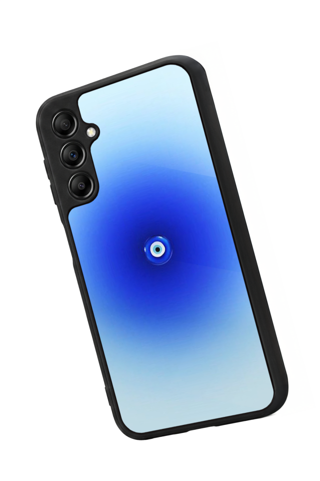 Samsung Galaxy A14 Uyumlu Nazar Tasarımlı Glossy Premium Kılıf