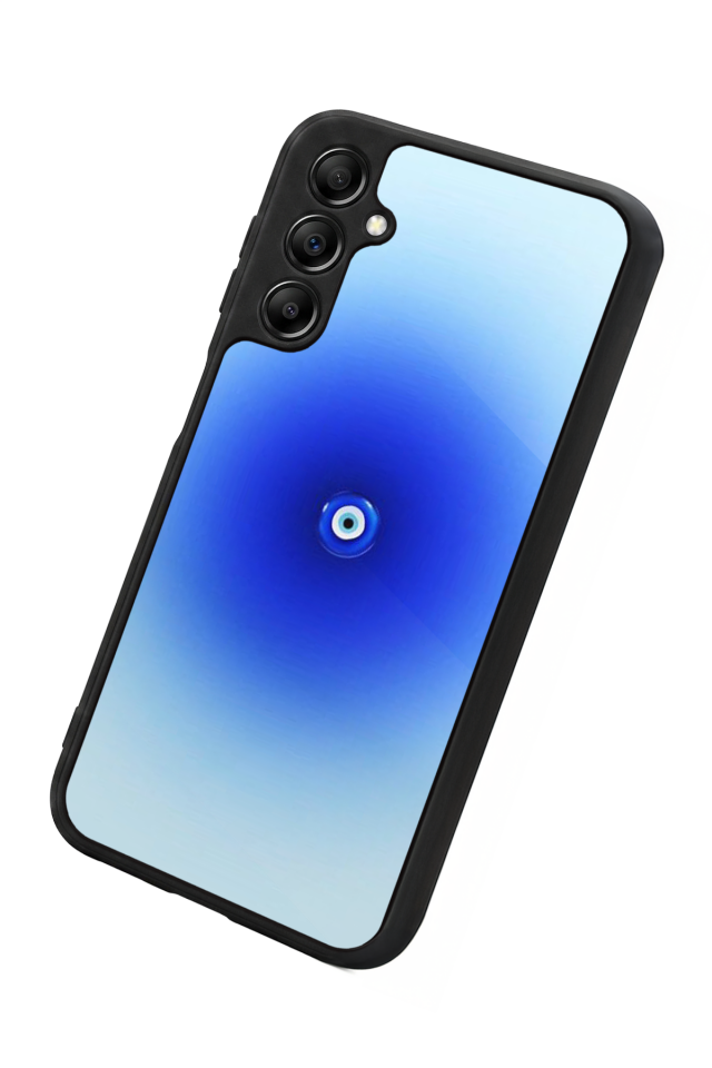 Samsung Galaxy A14 Uyumlu Nazar Tasarımlı Glossy Premium Kılıf