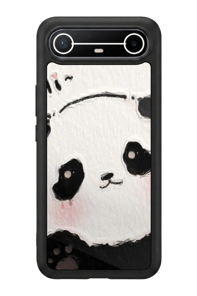 Tecno Spark Slim 5G Uyumlu Panda Tasarımlı Glossy Premium Kılıf