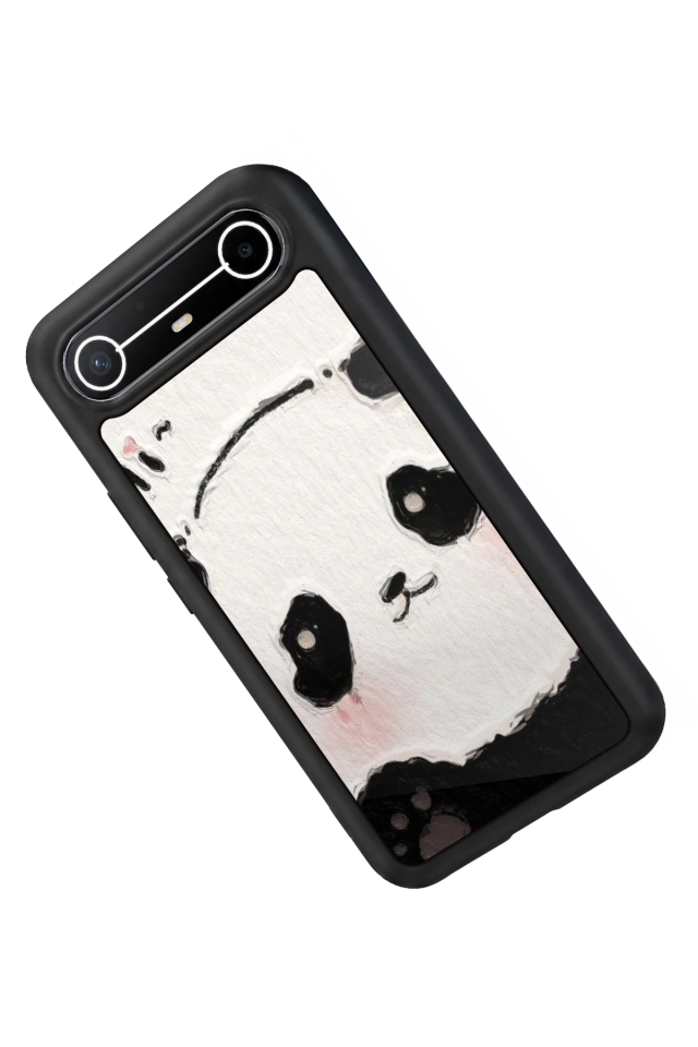 Tecno Spark Slim 5G Uyumlu Panda Tasarımlı Glossy Premium Kılıf
