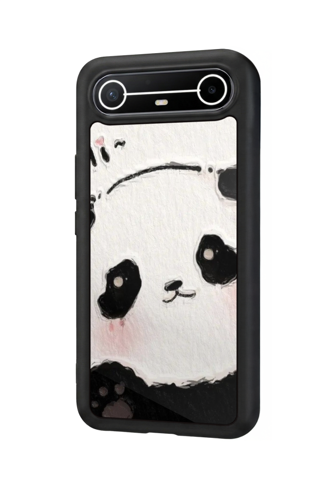 Tecno Spark Slim 5G Uyumlu Panda Tasarımlı Glossy Premium Kılıf