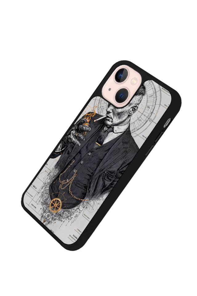 iPhone 14 Plus Uyumlu Peaky Blinders Tasarımlı Glossy Premium Kılıf