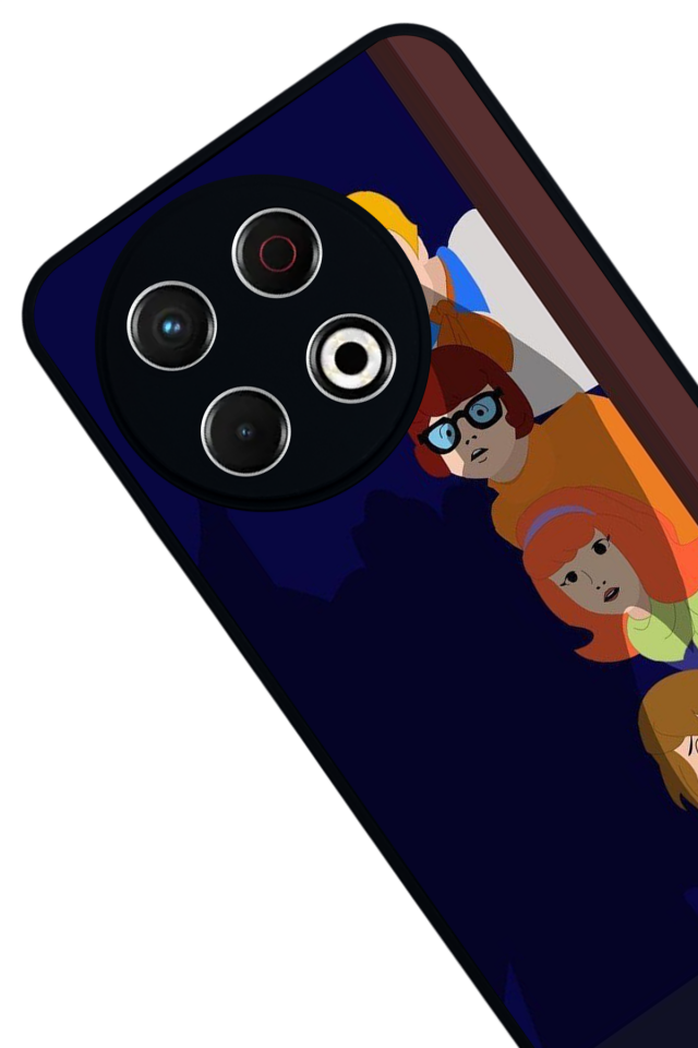 Tecno Spark 30 Pro Uyumlu Scooby Doo Tasarımlı Glossy Premium Kılıf