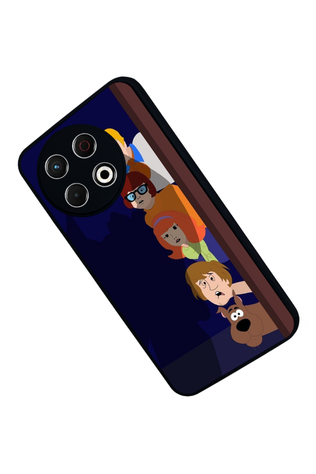 Tecno Spark 30 Pro Uyumlu Scooby Doo Tasarımlı Glossy Premium Kılıf