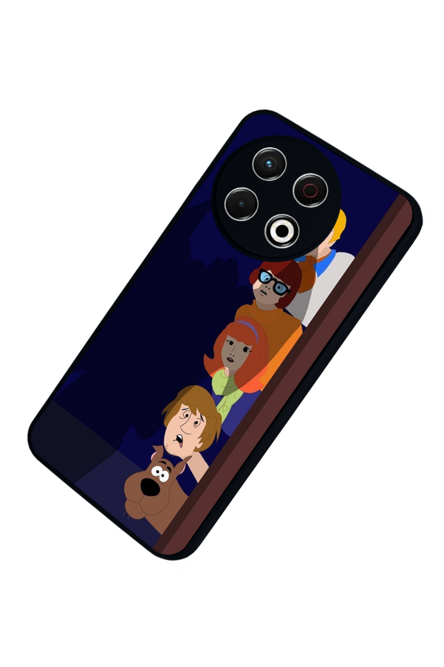 Tecno Spark 30 Pro Uyumlu Scooby Doo Tasarımlı Glossy Premium Kılıf