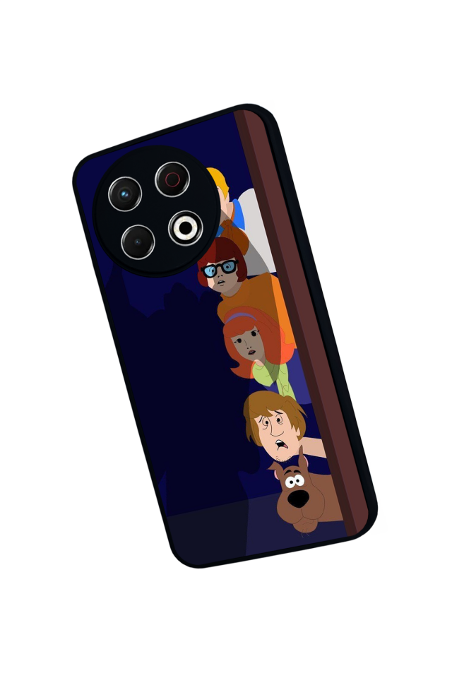 Tecno Spark 30 Pro Uyumlu Scooby Doo Tasarımlı Glossy Premium Kılıf