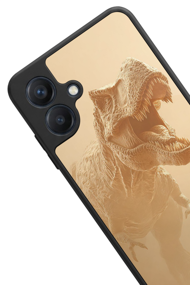 Samsung Galaxy A07 Uyumlu Dinazor Tasarımlı Glossy Premium Kılıf