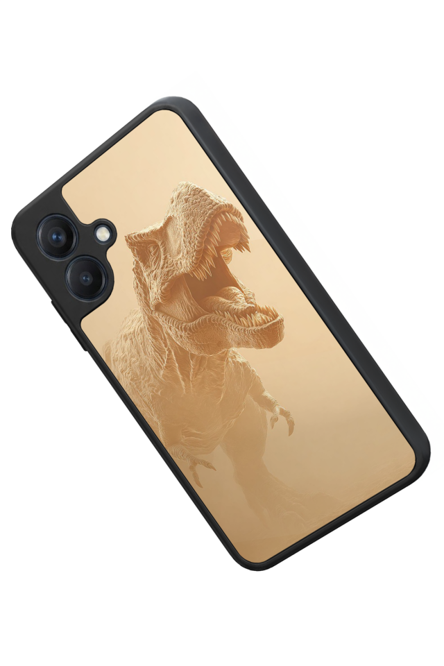 Samsung Galaxy A07 Uyumlu Dinazor Tasarımlı Glossy Premium Kılıf