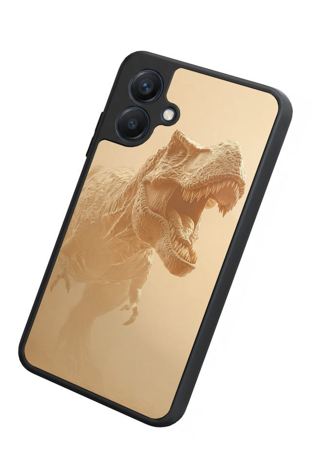 Samsung Galaxy A07 Uyumlu Dinazor Tasarımlı Glossy Premium Kılıf