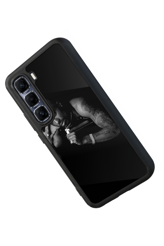 Infinix Hot 60 Pro Plus Uyumlu Tupac Tasarımlı Glossy Premium Kılıf
