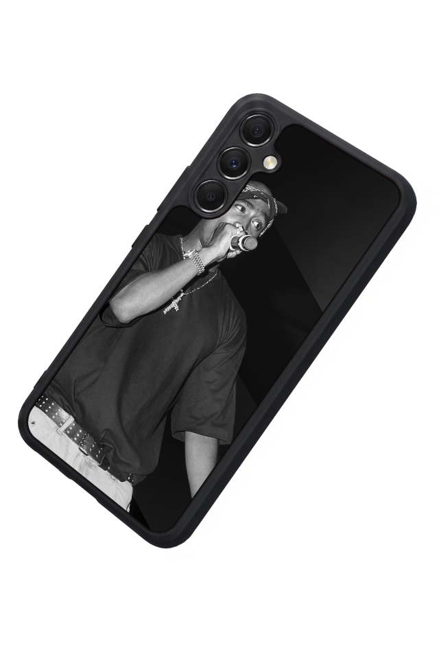 Samsung Galaxy A34 Uyumlu Tupac Tasarımlı Glossy Premium Kılıf