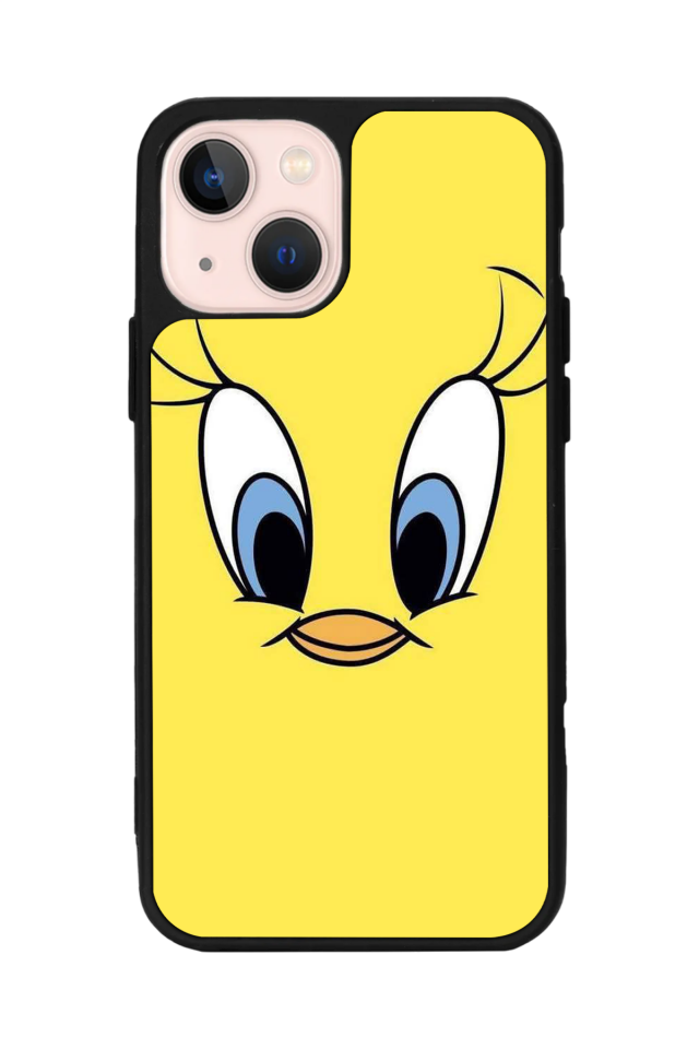 iPhone 15 Plus Uyumlu Tweety Tasarımlı Glossy Premium Kılıf