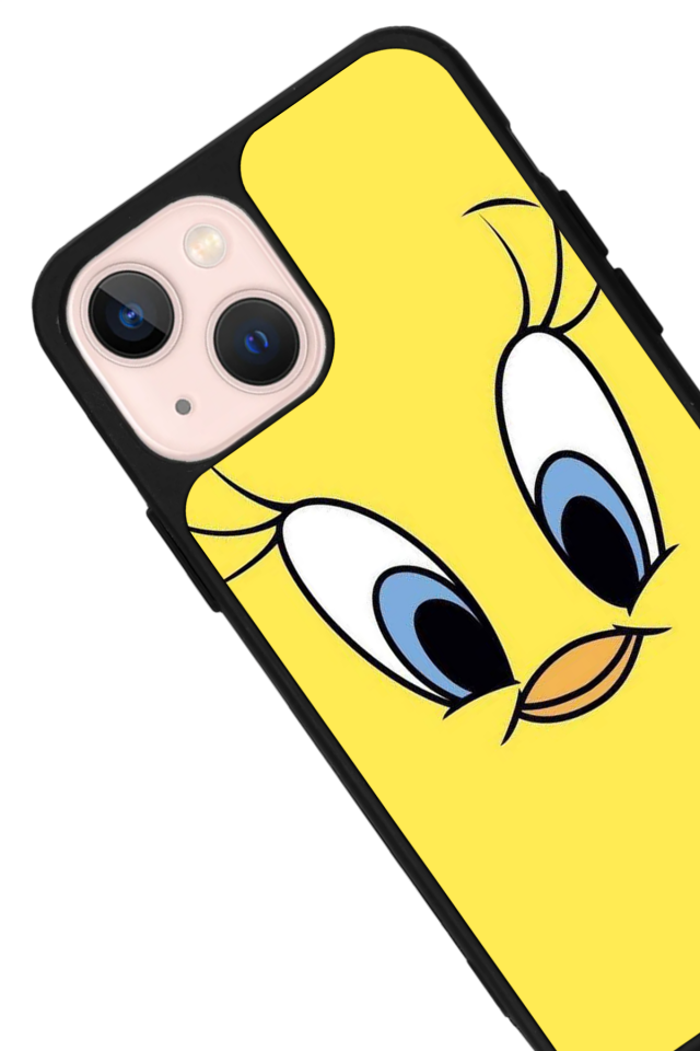 iPhone 15 Plus Uyumlu Tweety Tasarımlı Glossy Premium Kılıf