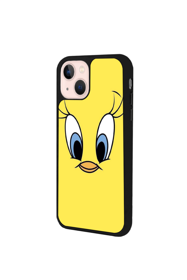 iPhone 15 Plus Uyumlu Tweety Tasarımlı Glossy Premium Kılıf