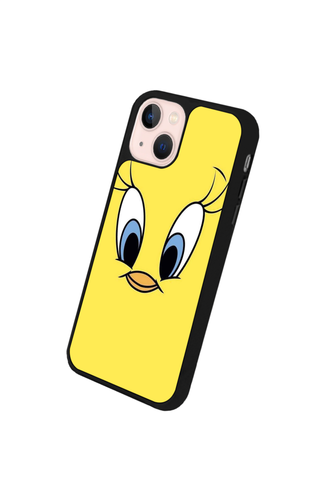 iPhone 15 Plus Uyumlu Tweety Tasarımlı Glossy Premium Kılıf