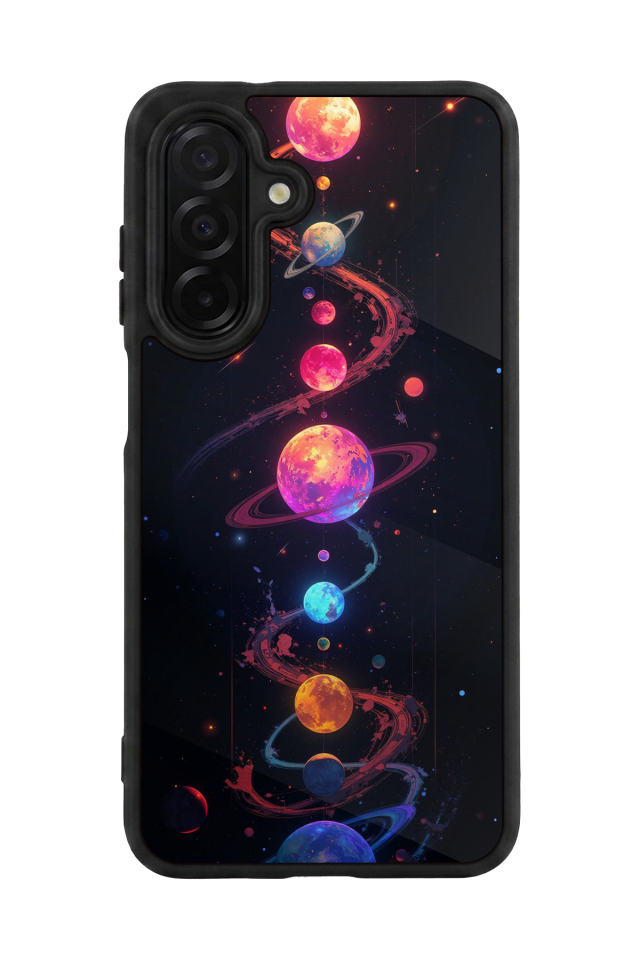 Samsung Galaxy A26 Uyumlu Uzay Tasarımlı Glossy Premium Kılıf