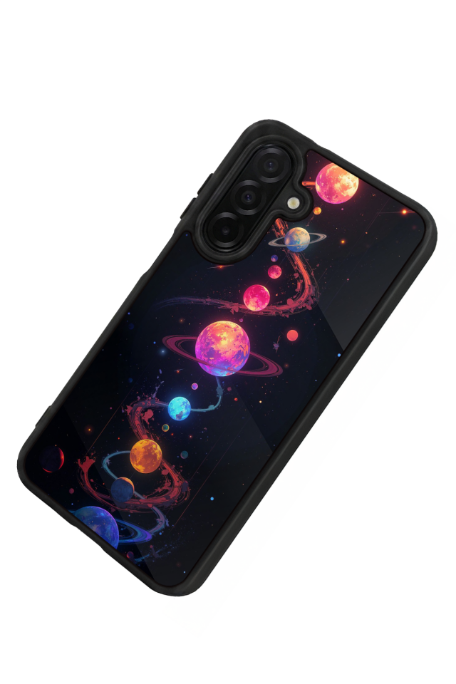 Samsung Galaxy A26 Uyumlu Uzay Tasarımlı Glossy Premium Kılıf