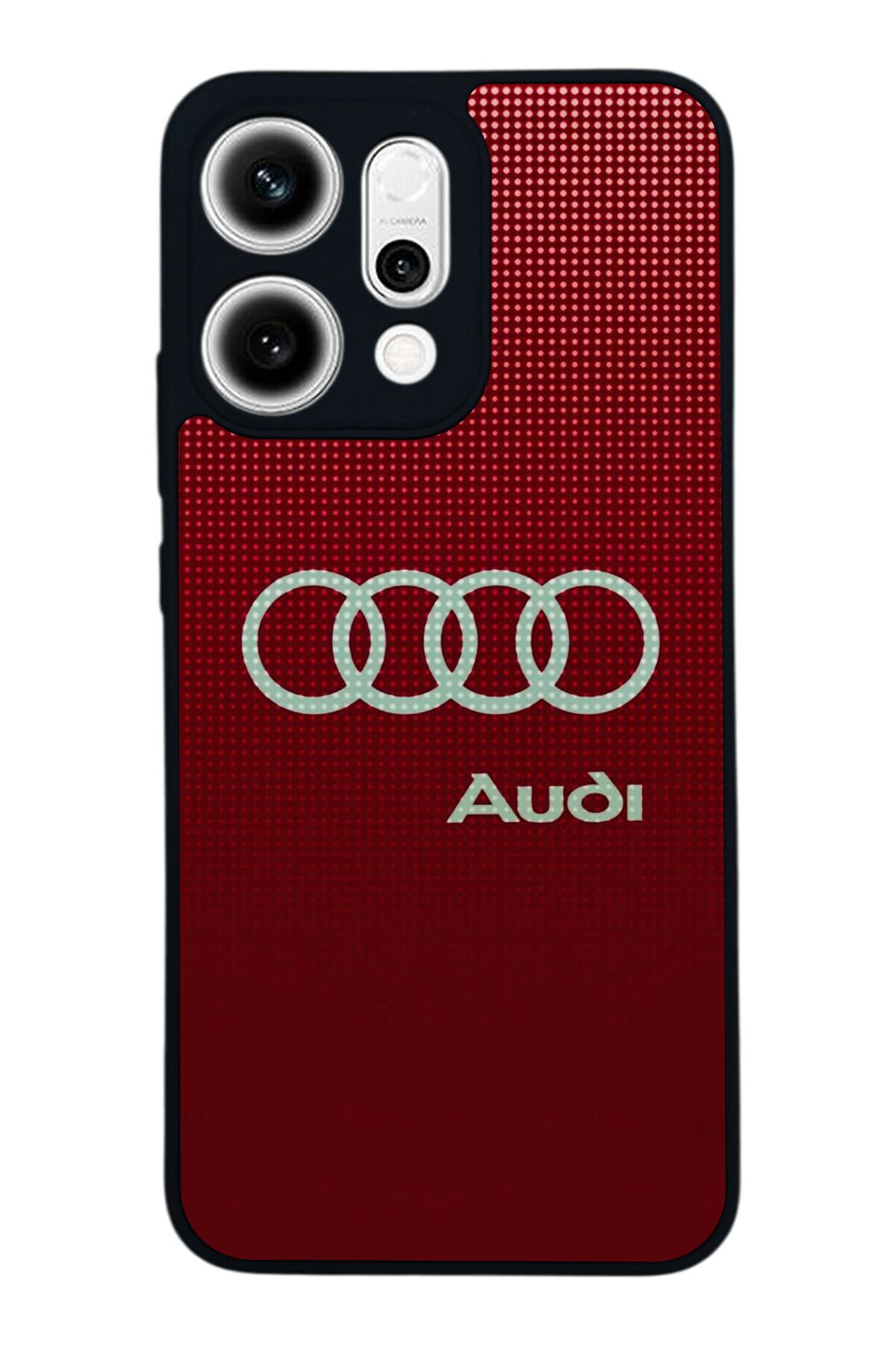 Oppo Reno 14 Uyumlu Audi Tasarımlı Glossy Premium Kılıf