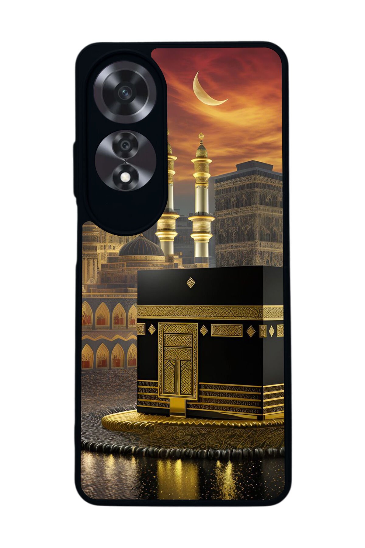 Oppo A60 Mat Siyah uyumlu Kılıf – Yumuşak Silikon, Koruyucu, Şok Emici Kapak