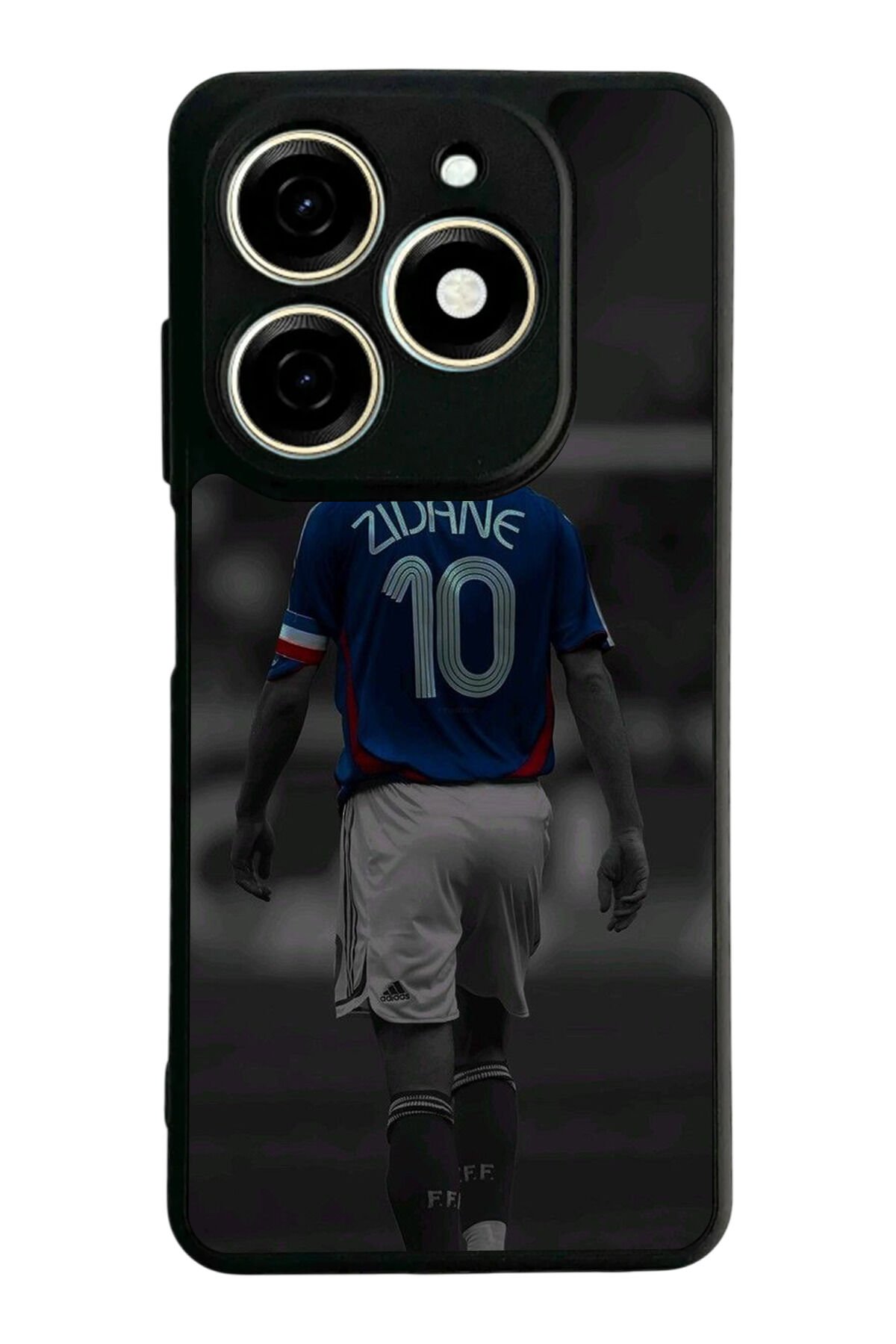 Infınıx Smart 8 Pro Uyumlu Zidane Tasarımlı Glossy Premium Kılıf
