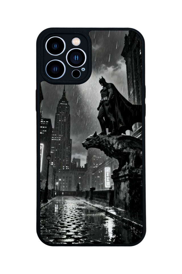 iPhone 12 Pro Max Uyumlu Batman Tasarımlı Glossy Premium Kılıf