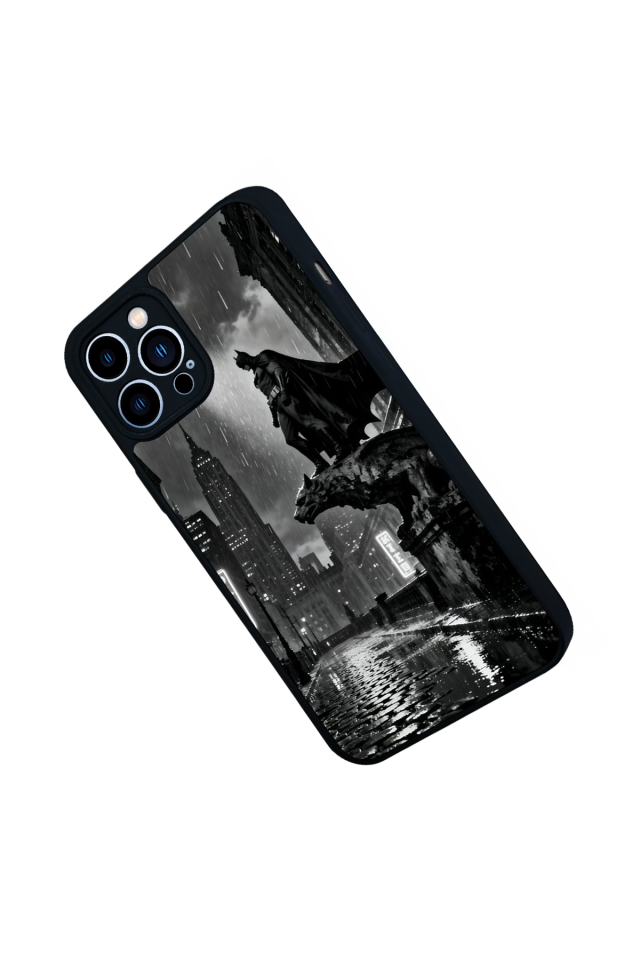 iPhone 12 Pro Max Uyumlu Batman Tasarımlı Glossy Premium Kılıf