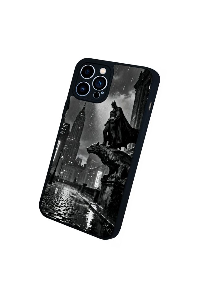 iPhone 12 Pro Max Uyumlu Batman Tasarımlı Glossy Premium Kılıf