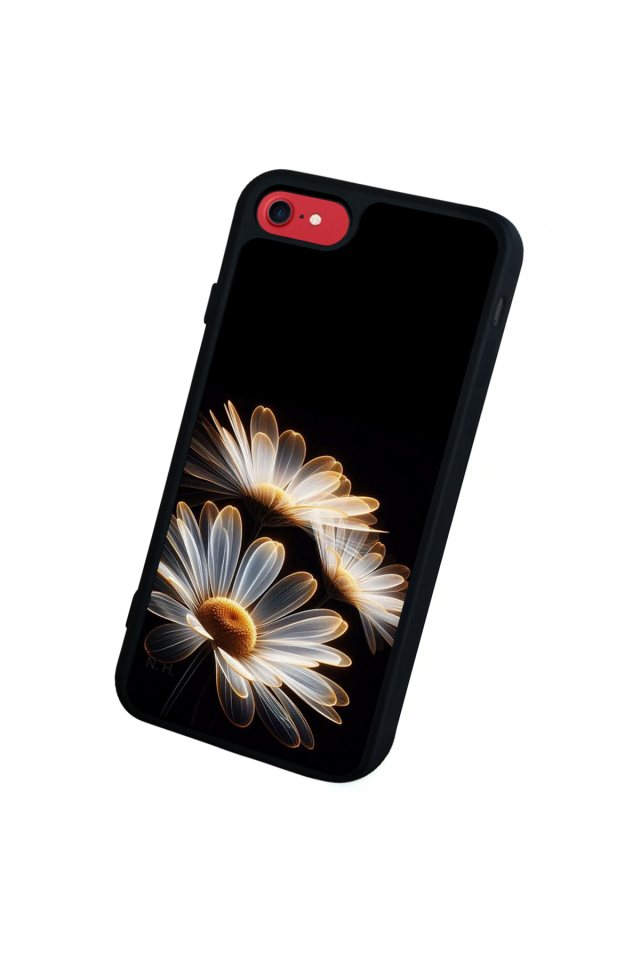 iPhone 8 Uyumlu Cicek Tasarımlı Glossy Premium Kılıf