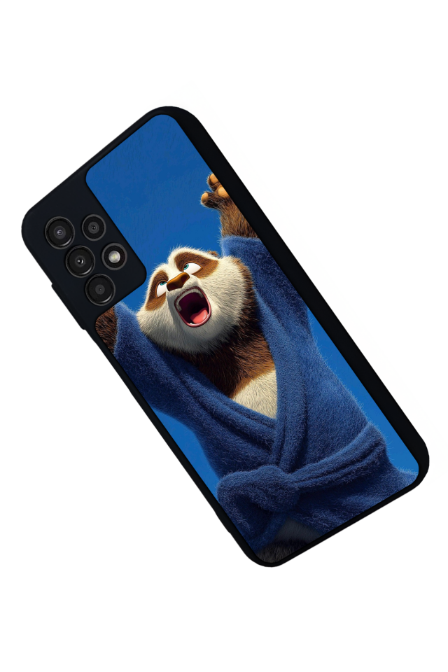 Samsung Galaxy A23 Uyumlu Kung Fu Panda Tasarımlı Glossy Premium Kılıf