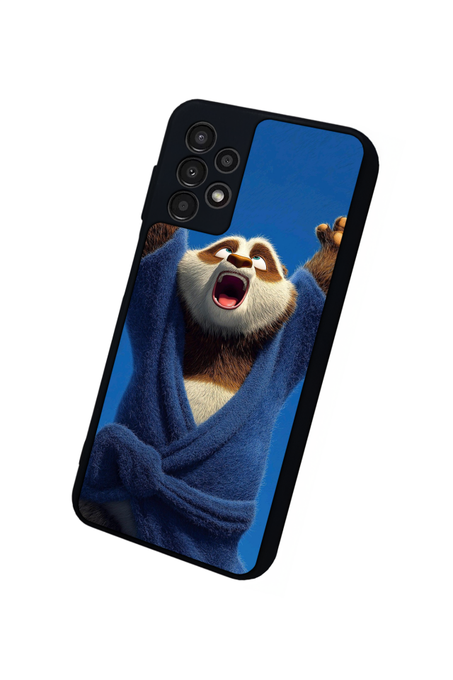 Samsung Galaxy A23 Uyumlu Kung Fu Panda Tasarımlı Glossy Premium Kılıf
