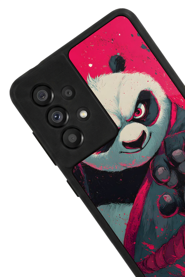 Samsung Galaxy A73 Uyumlu Kung Fu Panda Tasarımlı Glossy Premium Kılıf