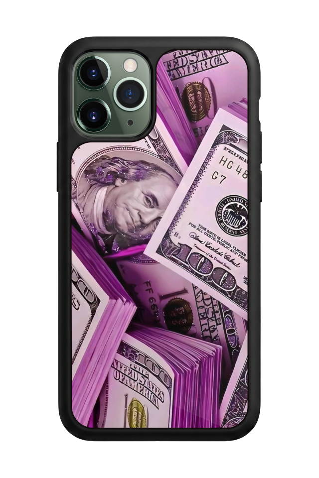 iPhone 11 Pro Uyumlu Money Para Tasarımlı Glossy Premium Kılıf