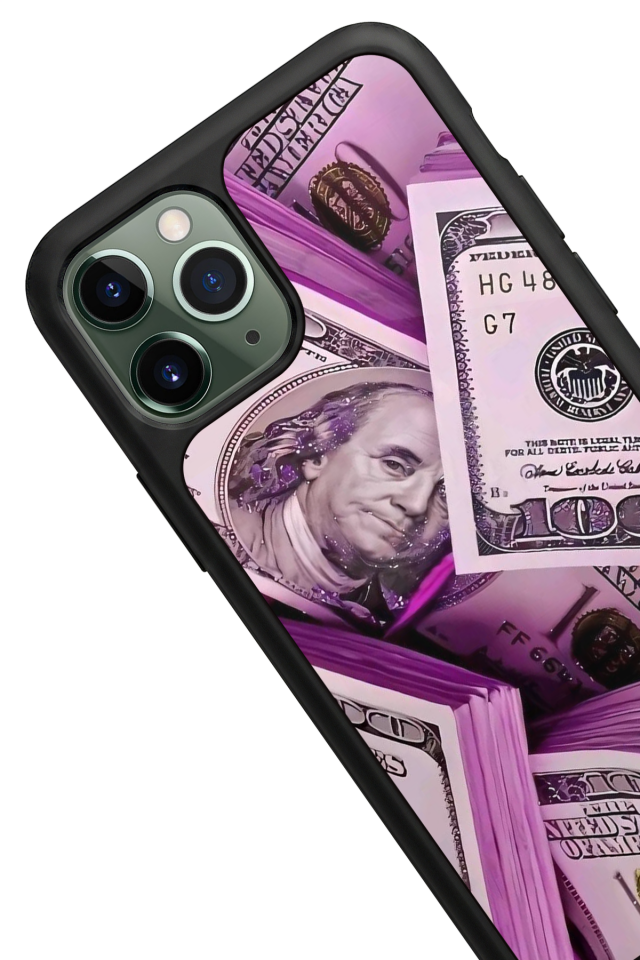 iPhone 11 Pro Uyumlu Money Para Tasarımlı Glossy Premium Kılıf