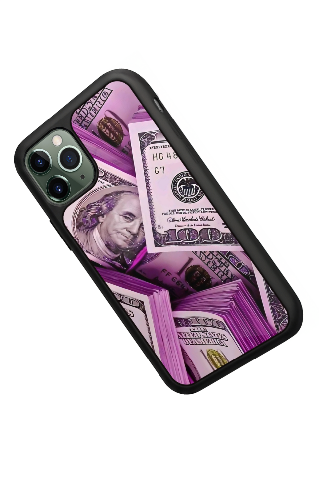 iPhone 11 Pro Uyumlu Money Para Tasarımlı Glossy Premium Kılıf