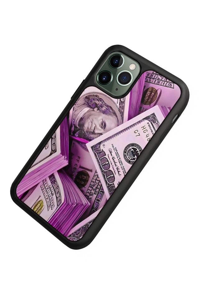 iPhone 11 Pro Uyumlu Money Para Tasarımlı Glossy Premium Kılıf